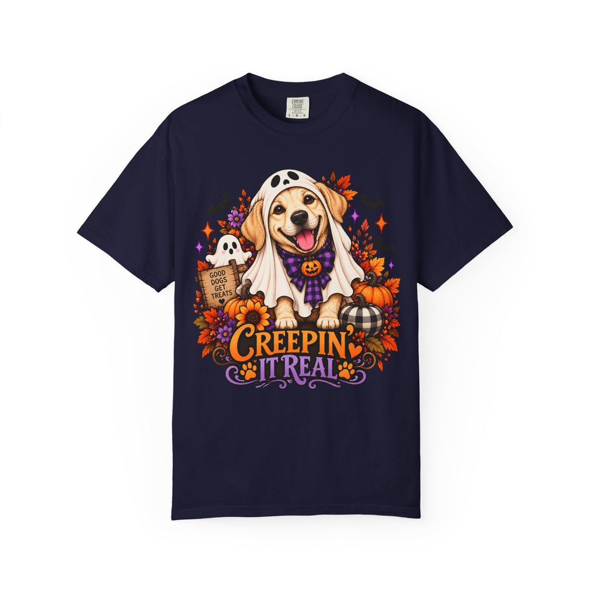 "Creepin' It Real" Ghost Pup T-Shirt