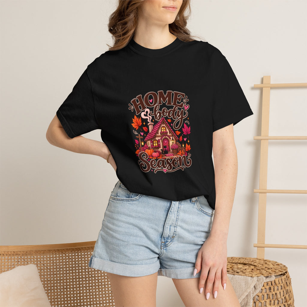 Homebody Season T-Shirt — Cozy Autumn Cabin Fall Graphic Tee