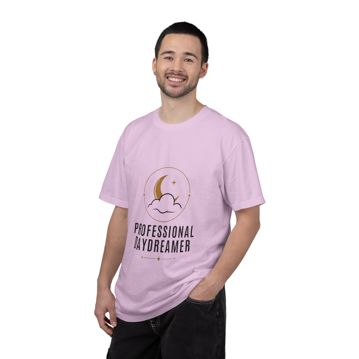 Professional Daydreamer T-Shirt — Moon & Cloud Graphic Tee