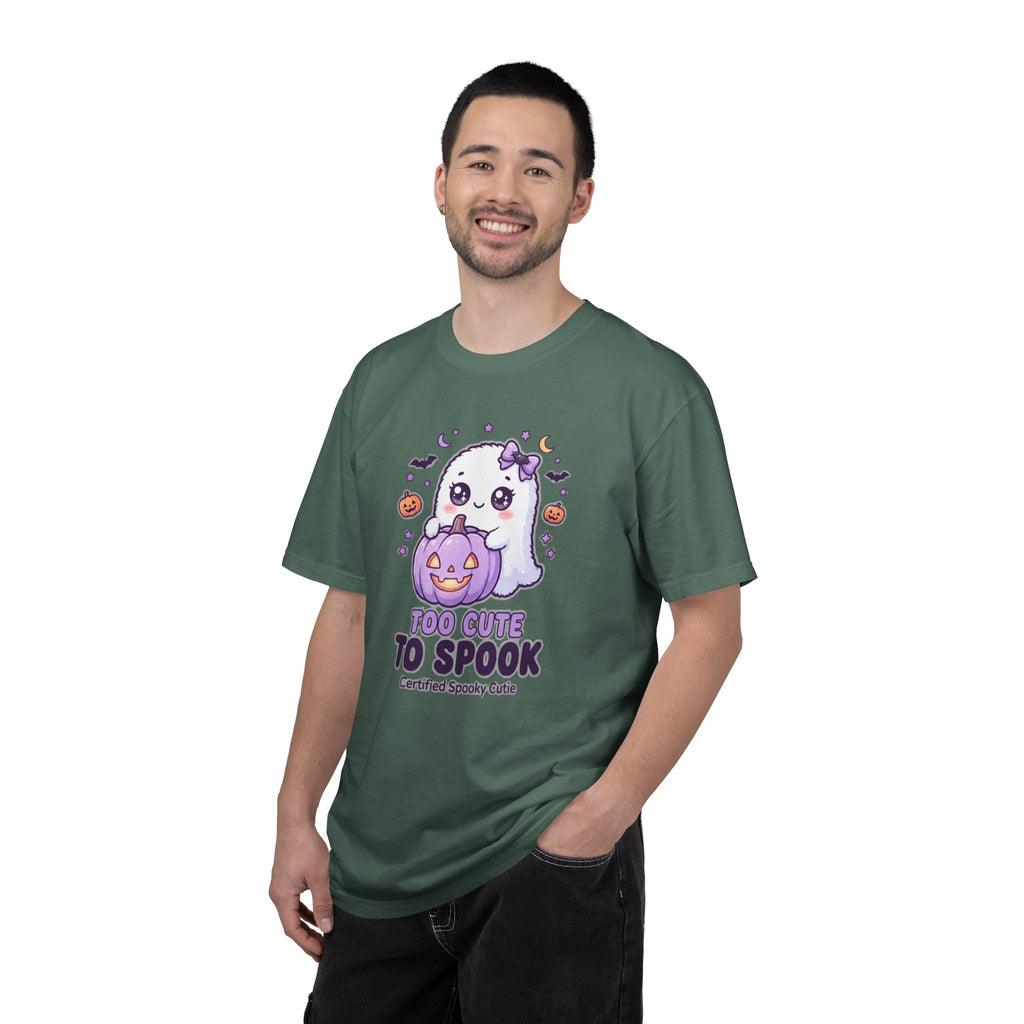 Too Cute to Spook Ghost T-Shirt — Cute Halloween Graphic Tee