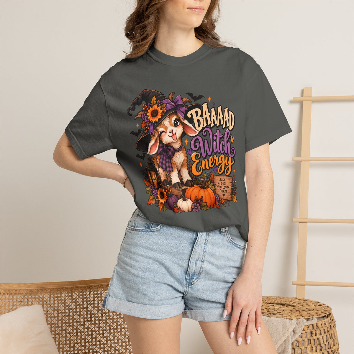 "Baaad Witch Energy" Goat Tee
