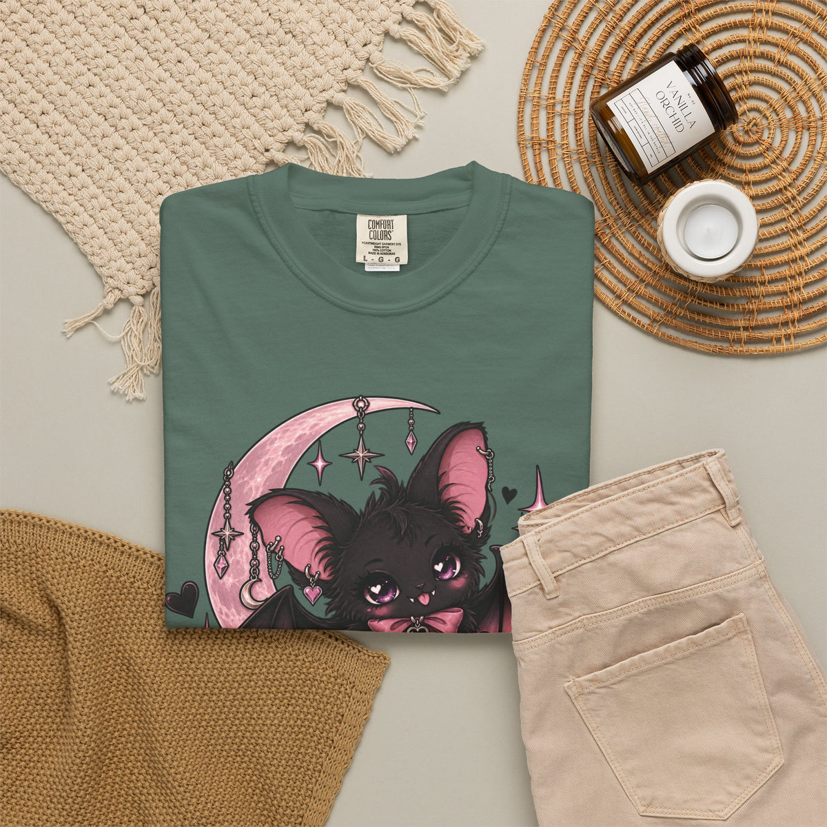 Certified Creature of the Night T-Shirt — Goth Bat Graphic Tee