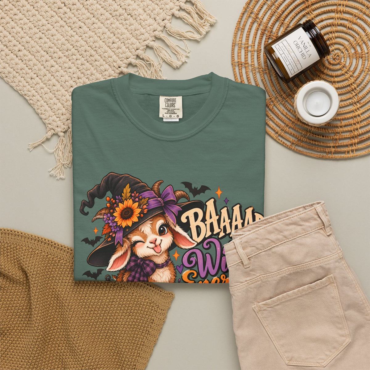 "Baaad Witch Energy" Goat Tee