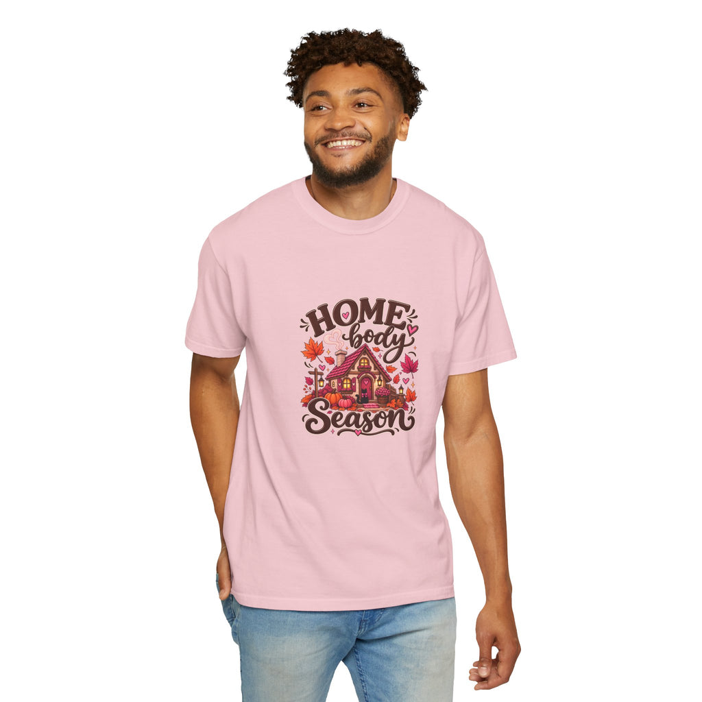 Homebody Season T-Shirt — Cozy Autumn Cabin Fall Graphic Tee