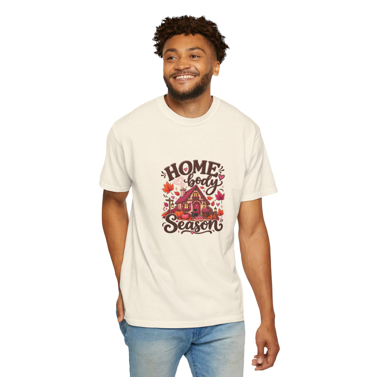 Homebody Season T-Shirt — Cozy Autumn Cabin Fall Graphic Tee