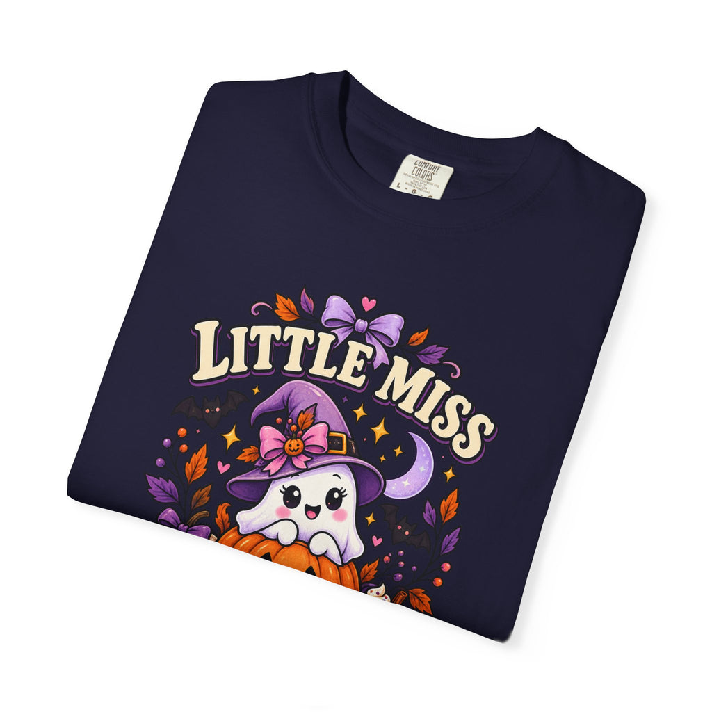 T-Shirt — "Little Miss Spooky Season" Halloween Graphic Tee