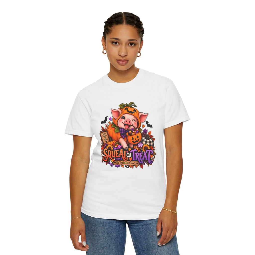 Halloween Pig "Squeal or Treat" T-Shirt