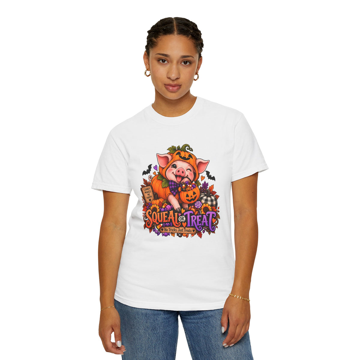 Halloween Pig "Squeal or Treat" T-Shirt