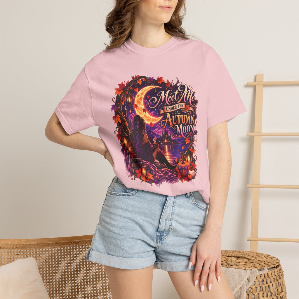 "Meet Me Under the Autumn Moon" Fall Graphic Tee