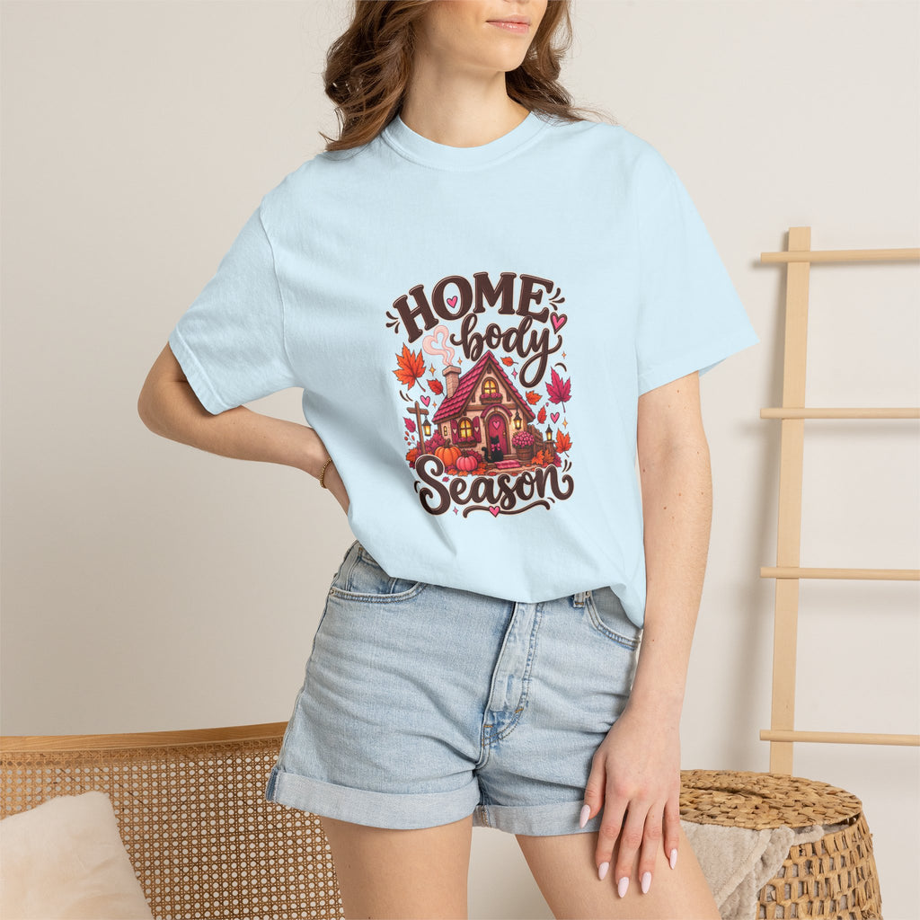 Homebody Season T-Shirt — Cozy Autumn Cabin Fall Graphic Tee
