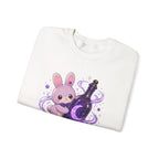 Crewneck Sweatshirt — Cute Purple Bunny “You Shook the Moonlight” Graphic