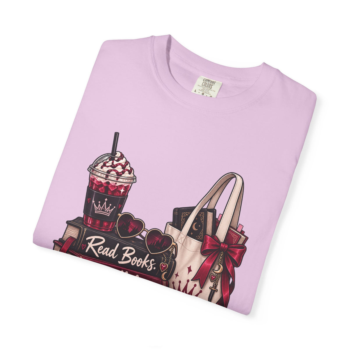 Bookish Villains Graphic T-Shirt — "Read Books I Fall for Villains"