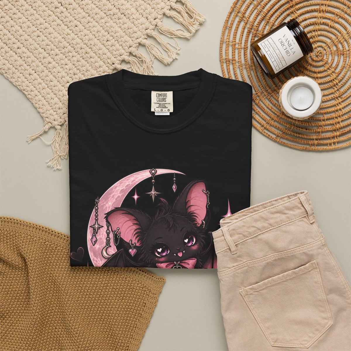 Certified Creature of the Night T-Shirt — Goth Bat Graphic Tee