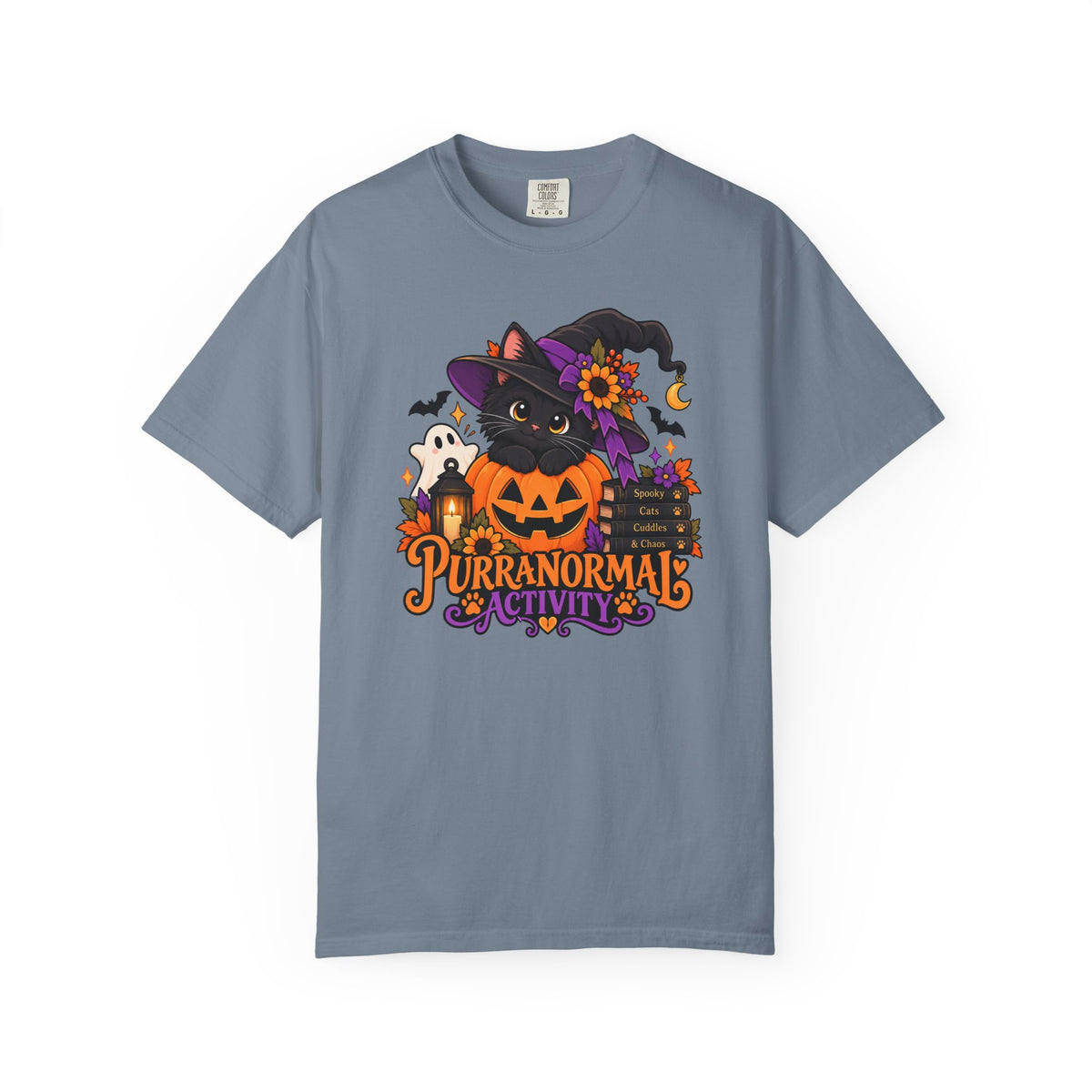 Purranormal Activity Halloween Cat T-Shirt