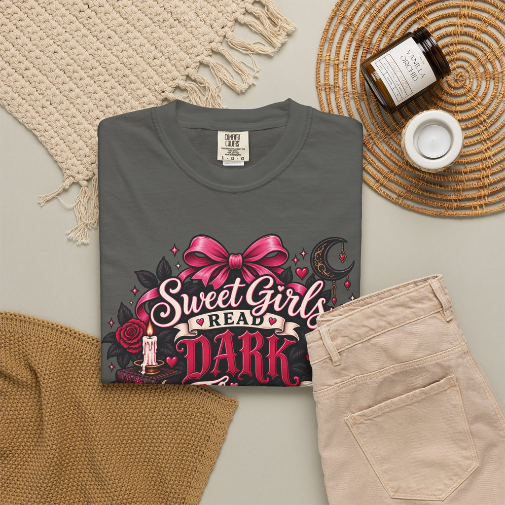 Sweet Girls Read Dark Things T-Shirt