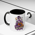 Halloween Coffee Mug — 'Drop Dead Gorgeous' Gothic Pumpkin Witch Accent Mug