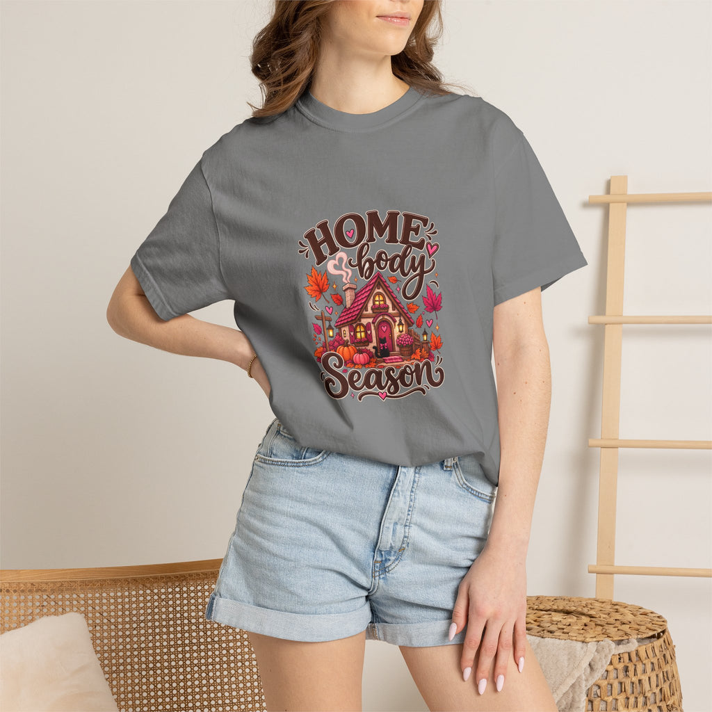 Homebody Season T-Shirt — Cozy Autumn Cabin Fall Graphic Tee