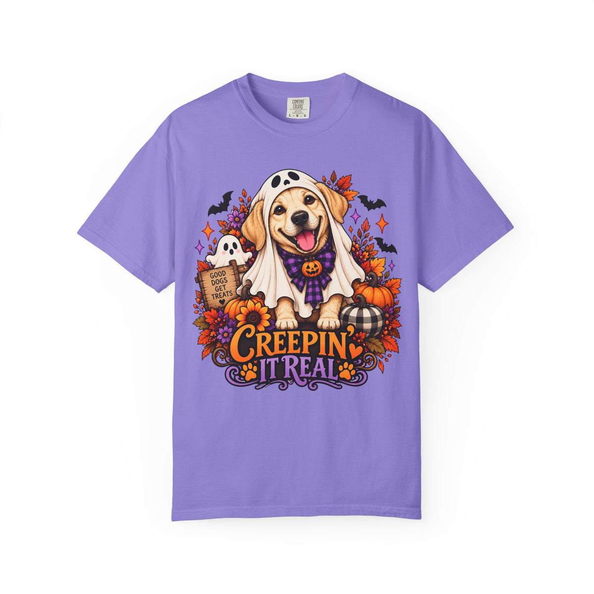 "Creepin' It Real" Ghost Pup T-Shirt