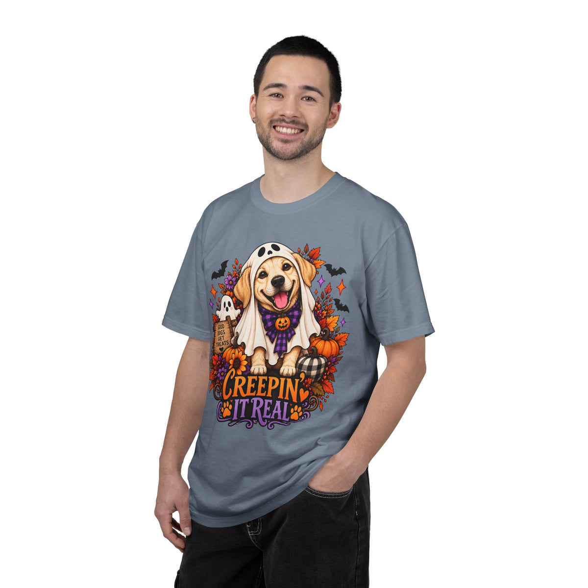 "Creepin' It Real" Ghost Pup T-Shirt