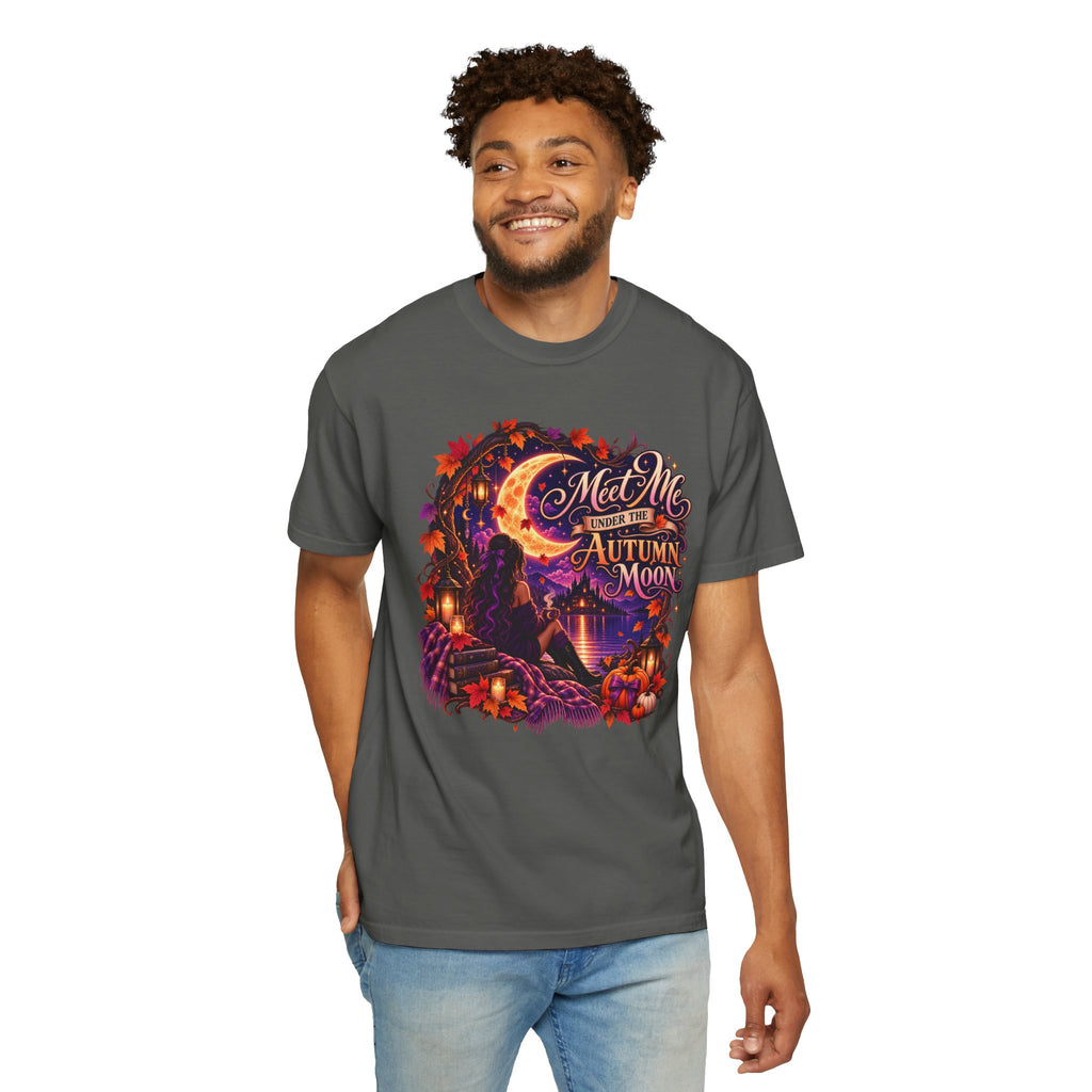 "Meet Me Under the Autumn Moon" Fall Graphic Tee