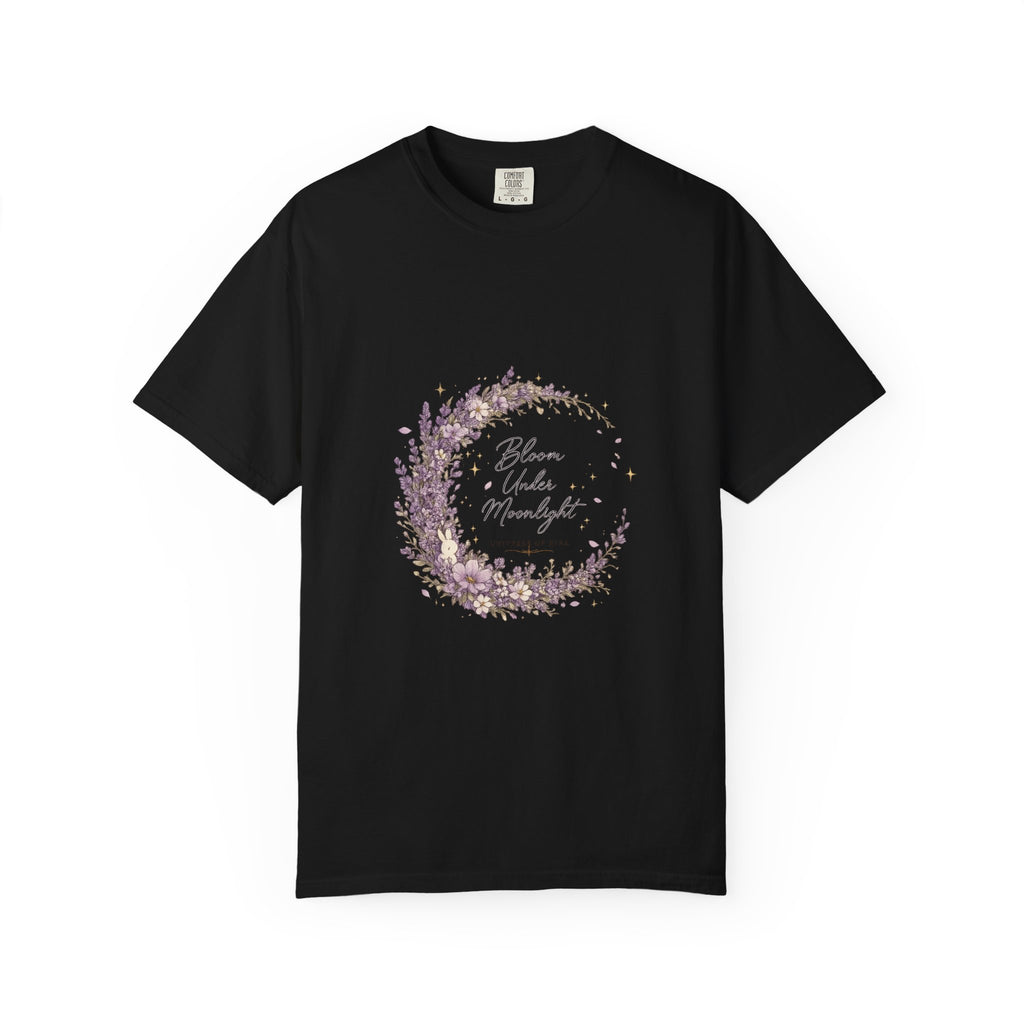 "Bloom Under Moonlight" Botanical Tee