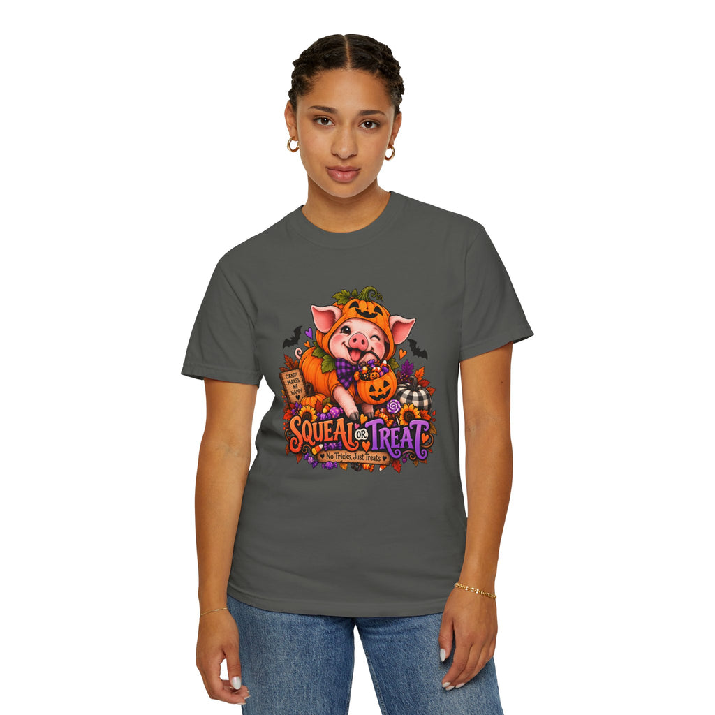 Halloween Pig "Squeal or Treat" T-Shirt