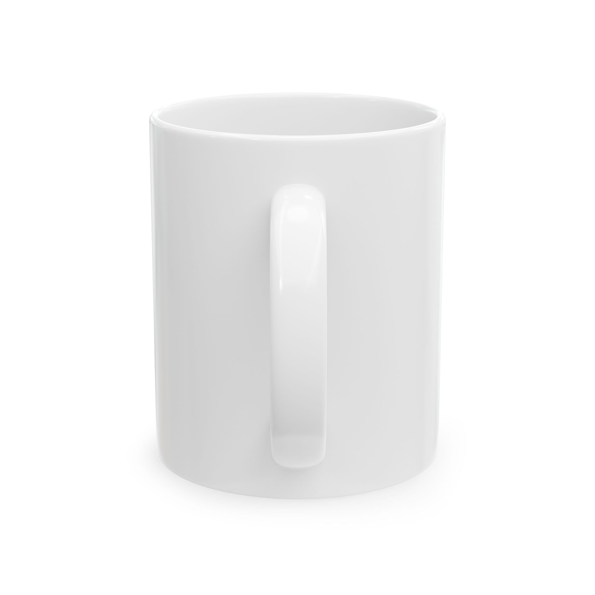 Bloom Under Moonlight Ceramic Mug — Lavender Wreath Coffee Cup (11oz & 15oz)
