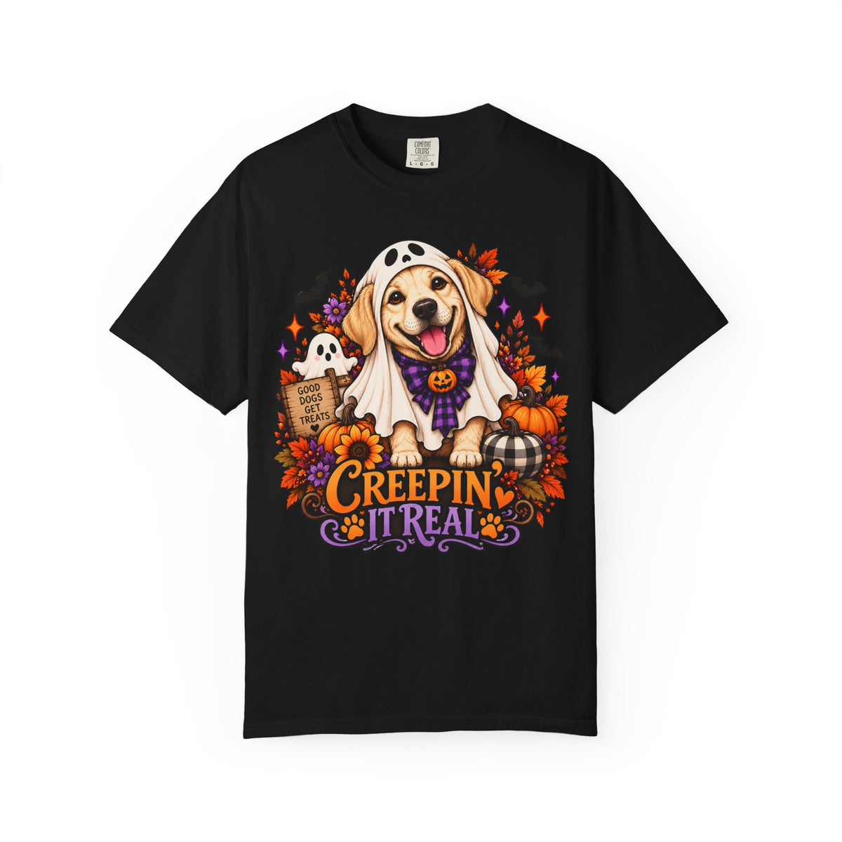 "Creepin' It Real" Ghost Pup T-Shirt