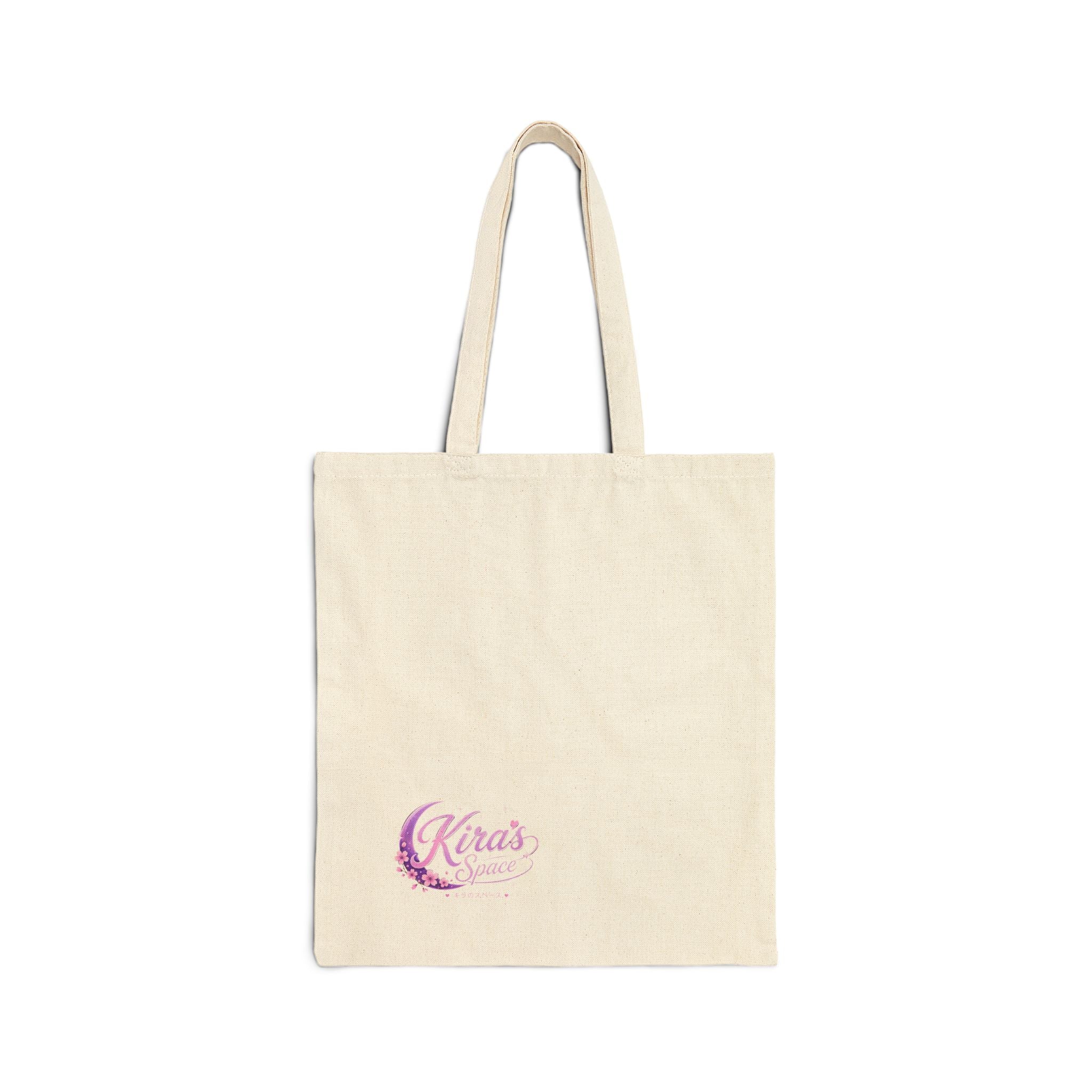 Canvas Tote Bag — "Currently Buffering" Cute Laptop Graphic, Cute Aesthetic Cotton Shopper