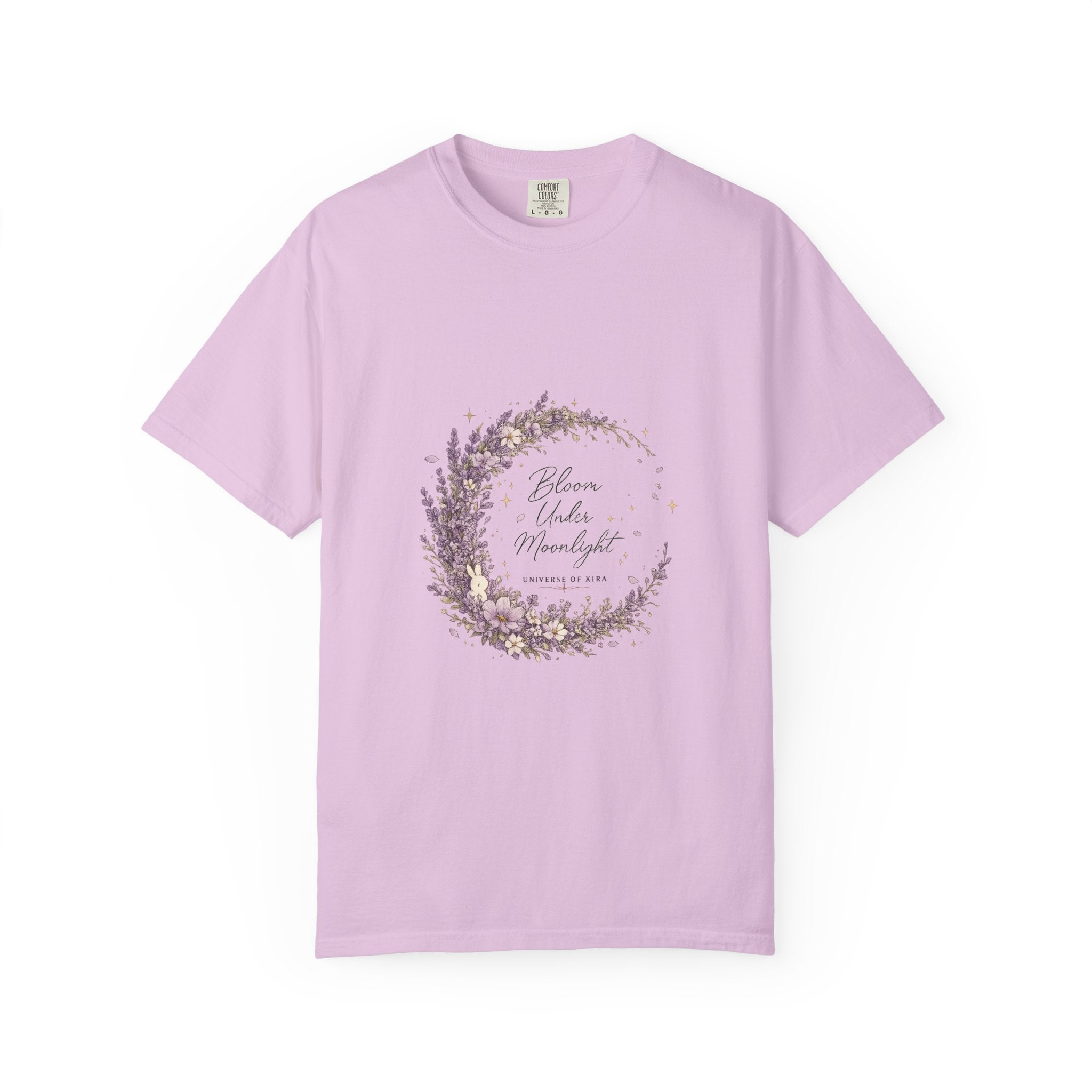 "Bloom Under Moonlight" Botanical Tee
