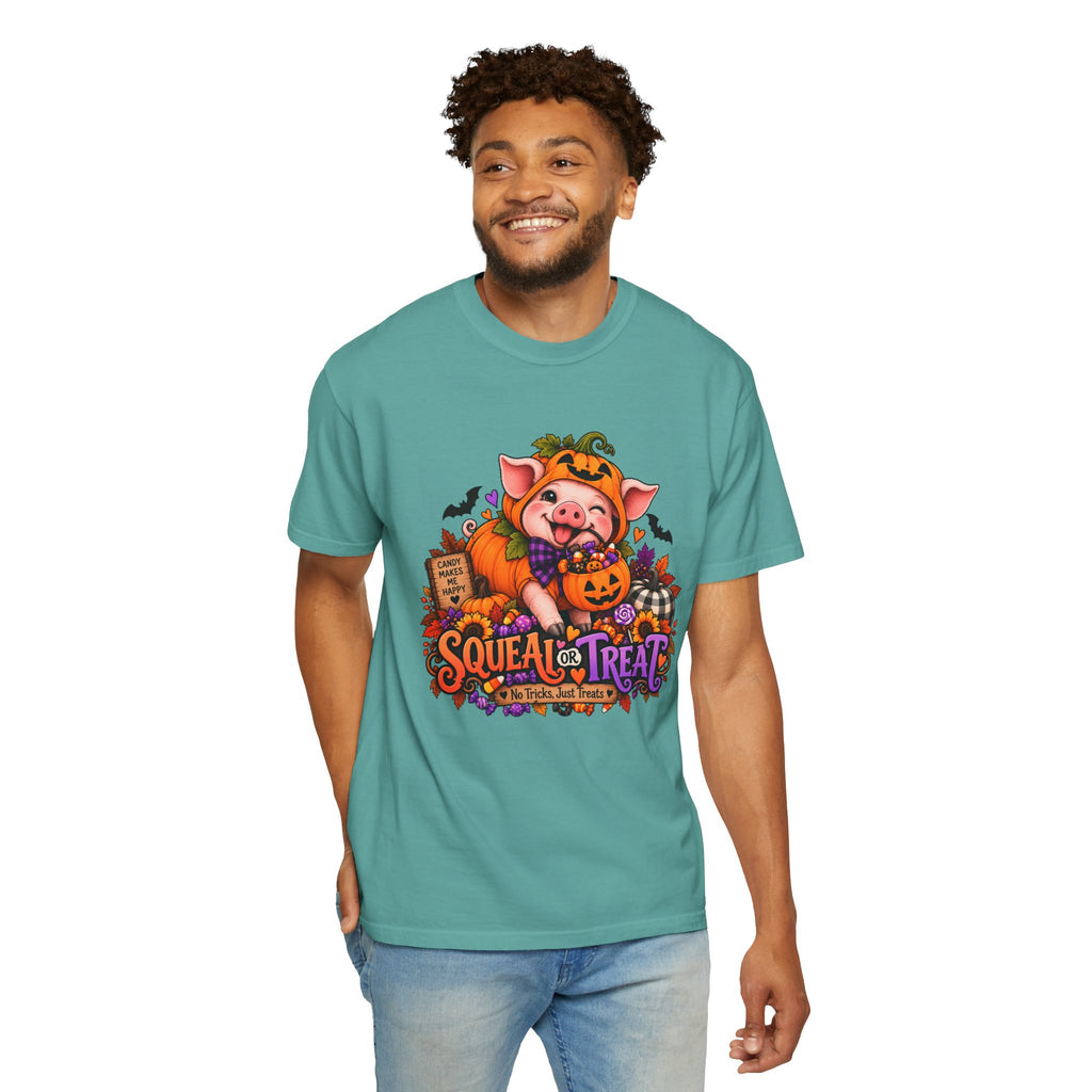 Halloween Pig "Squeal or Treat" T-Shirt
