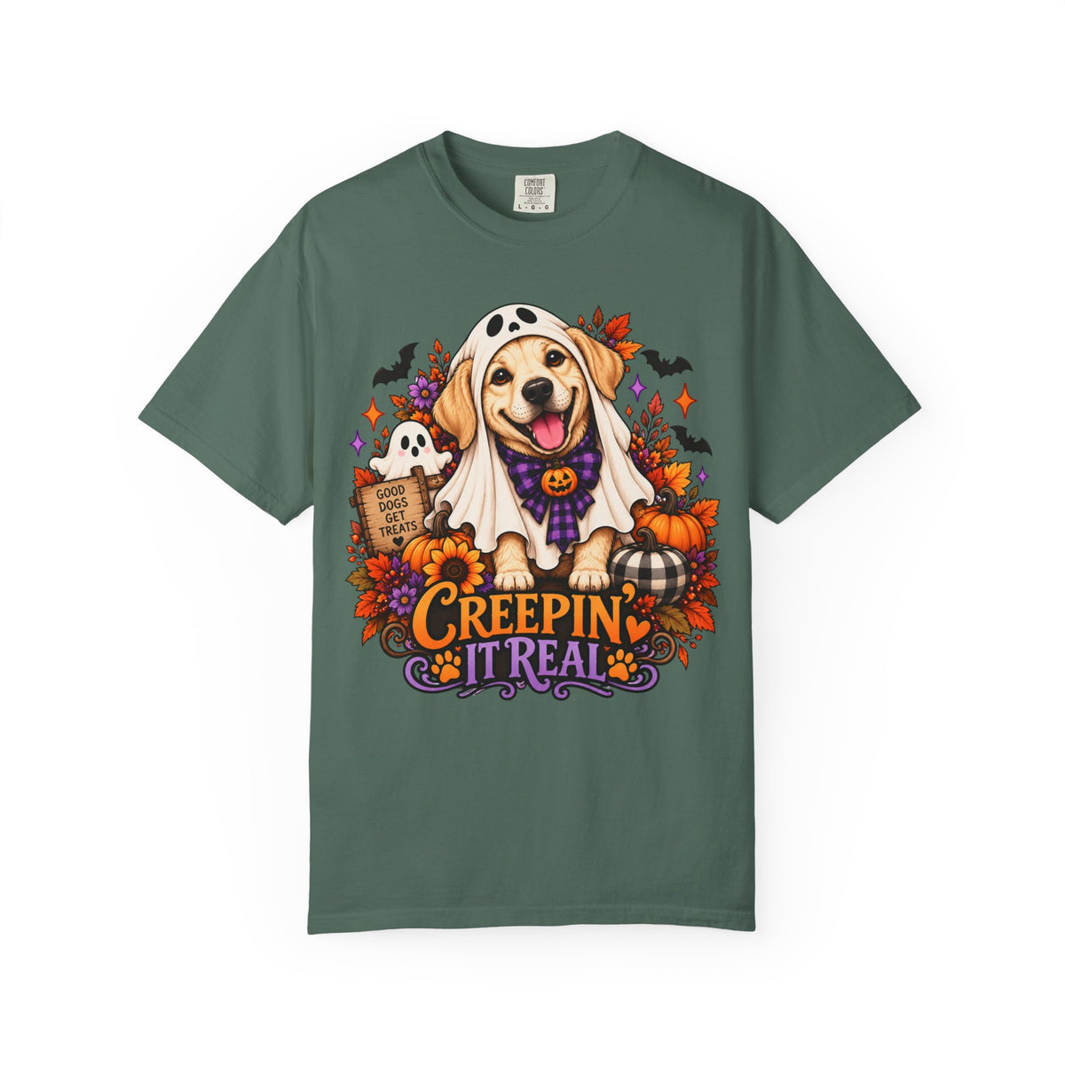 "Creepin' It Real" Ghost Pup T-Shirt