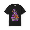 Drop Dead Gorgeous Halloween T-Shirt — Gothic Pumpkin Pinup Tee
