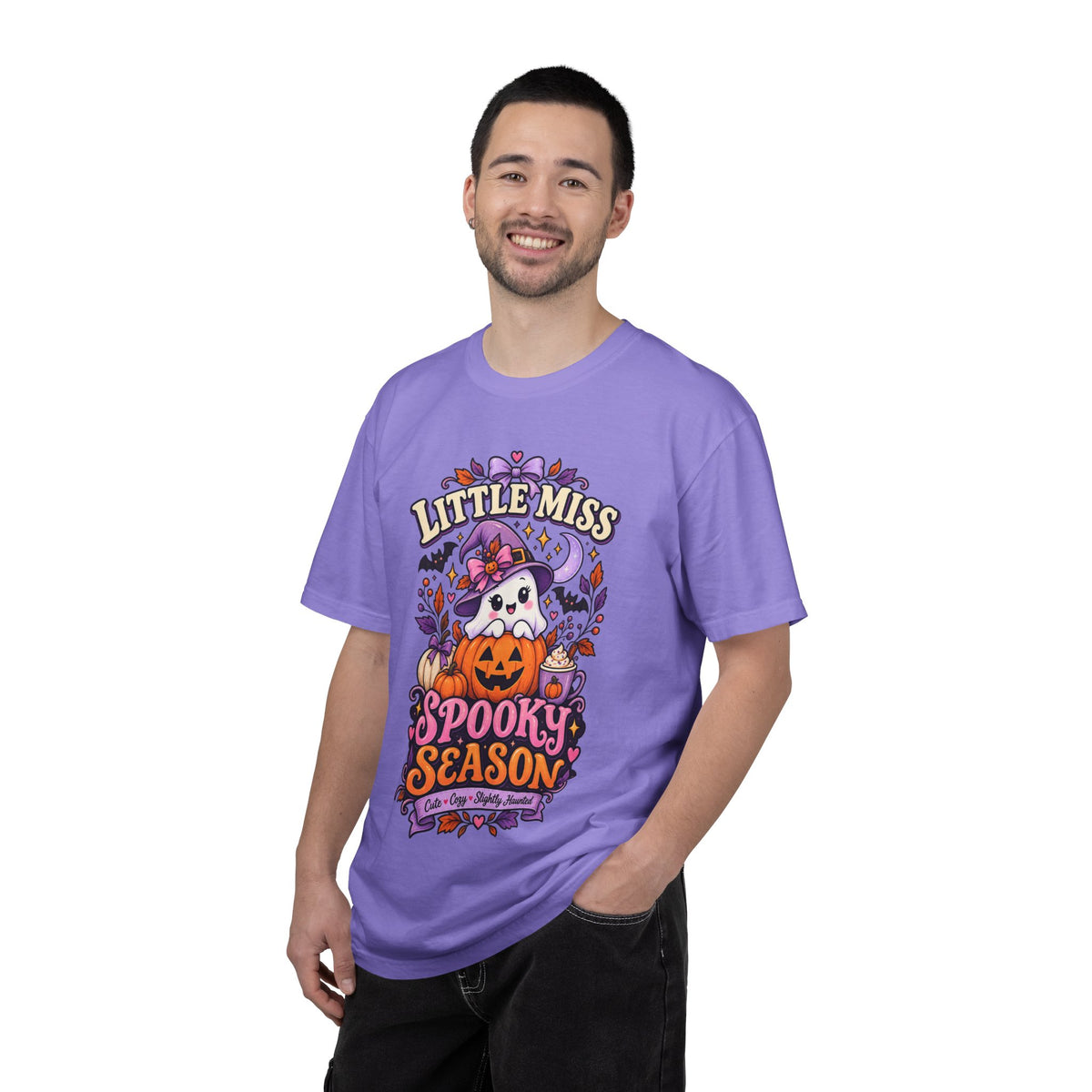 T-Shirt — "Little Miss Spooky Season" Halloween Graphic Tee