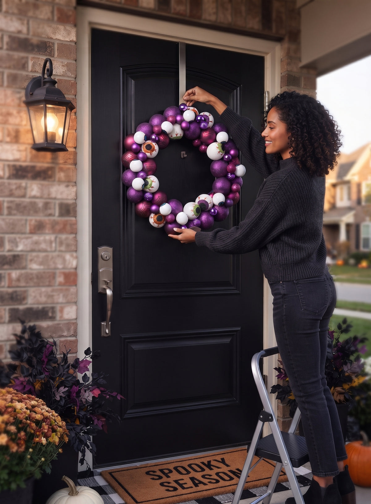 "Someone’s Watching Me" 21-inch wreath